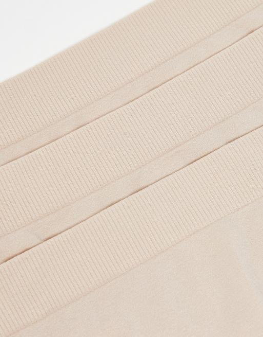 Weekday Cat Seamless 3-pack thong in Beige, 2 of 4