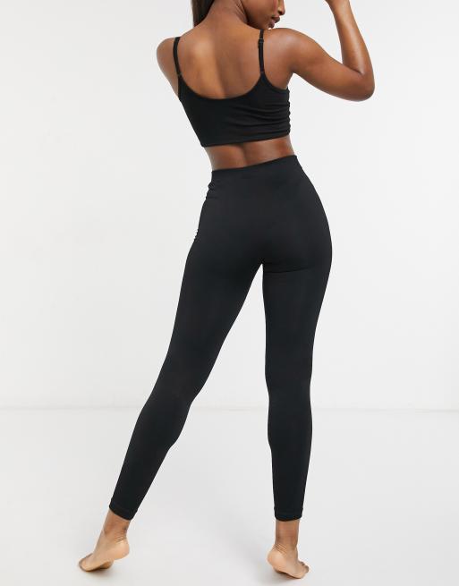 Weekday Celestia yoga seamless leggings in black, 2 of 4