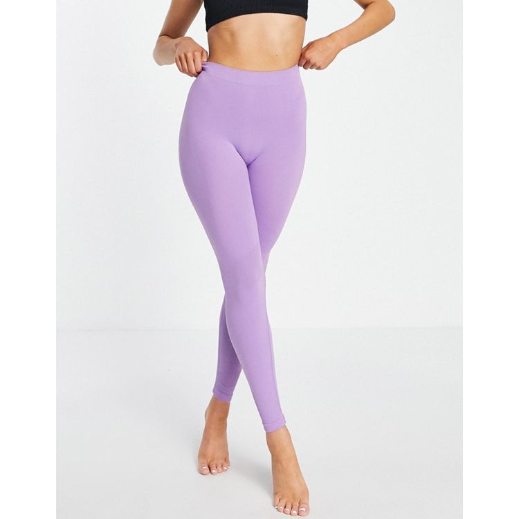 Weekday Celestia yoga seamless leggings in lilac - LILAC