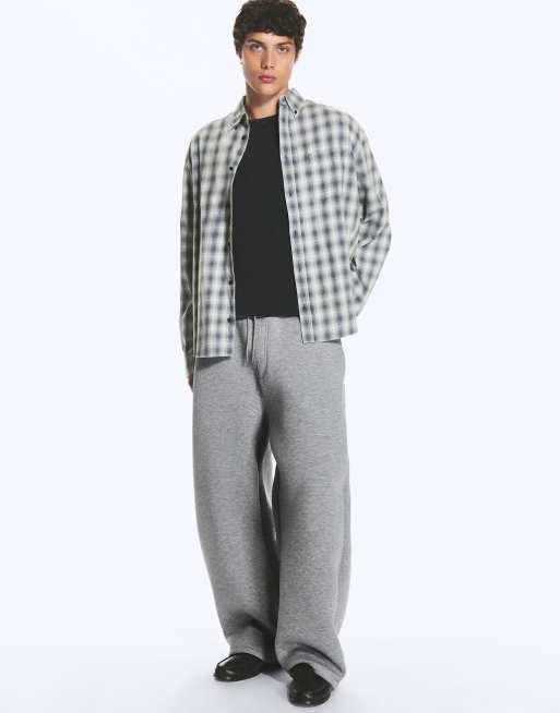 Weekday chemise flanelle oversize à carreaux bleus, 2 de 3