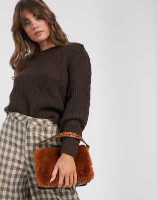 dark brown sweater outfit