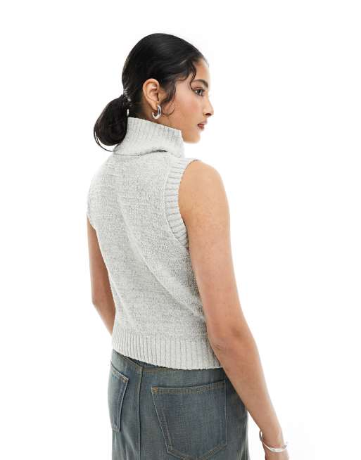 Nodress Gray Halter Neck Vest – Nφdress