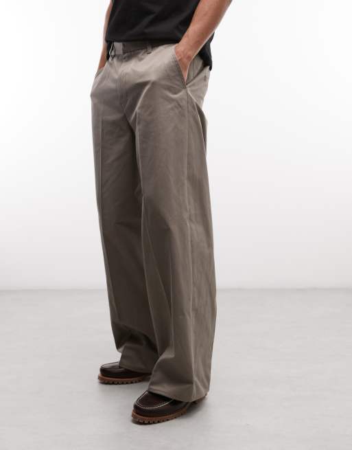 Weekday – Chinohose mit lockerem Schnitt in Maulwurfbraun, 2 von 5
