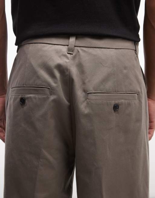 Weekday – Chinohose mit lockerem Schnitt in Maulwurfbraun, 4 von 5
