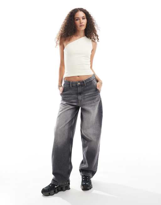 Weekday – Cindy – Oberteil in Buttermilchgelb mit One-Shoulder-Träger, exklusiv bei ASOS, 3 von 4