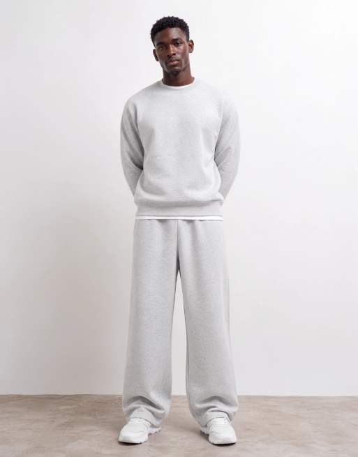 Weekday classic fit sweatshirt in heather gray, 8 of 10