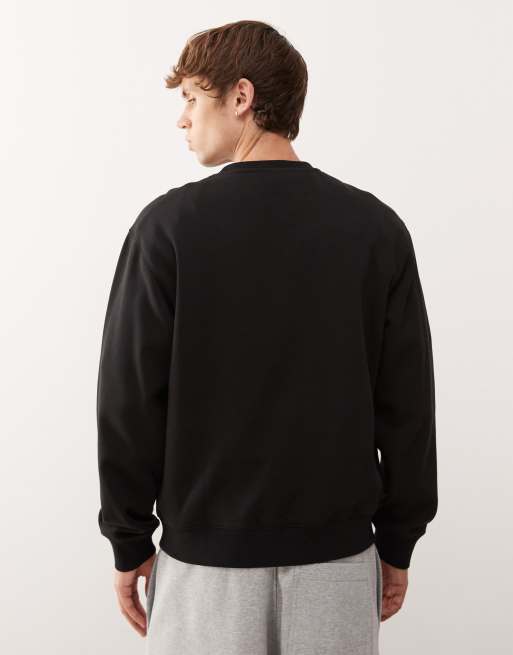 Weekday – Classic-Fit-Sweatshirt in Schwarz, 3 von 5
