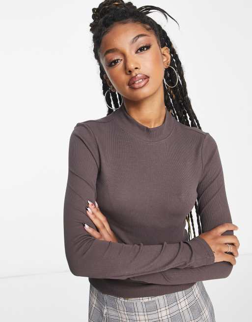 Fitted long 2025 sleeve turtleneck