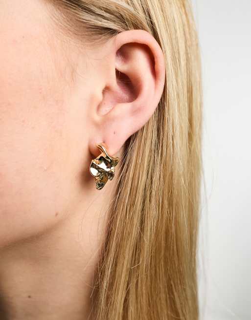 Weekday – Cluster – Creolen in Gold-Optik