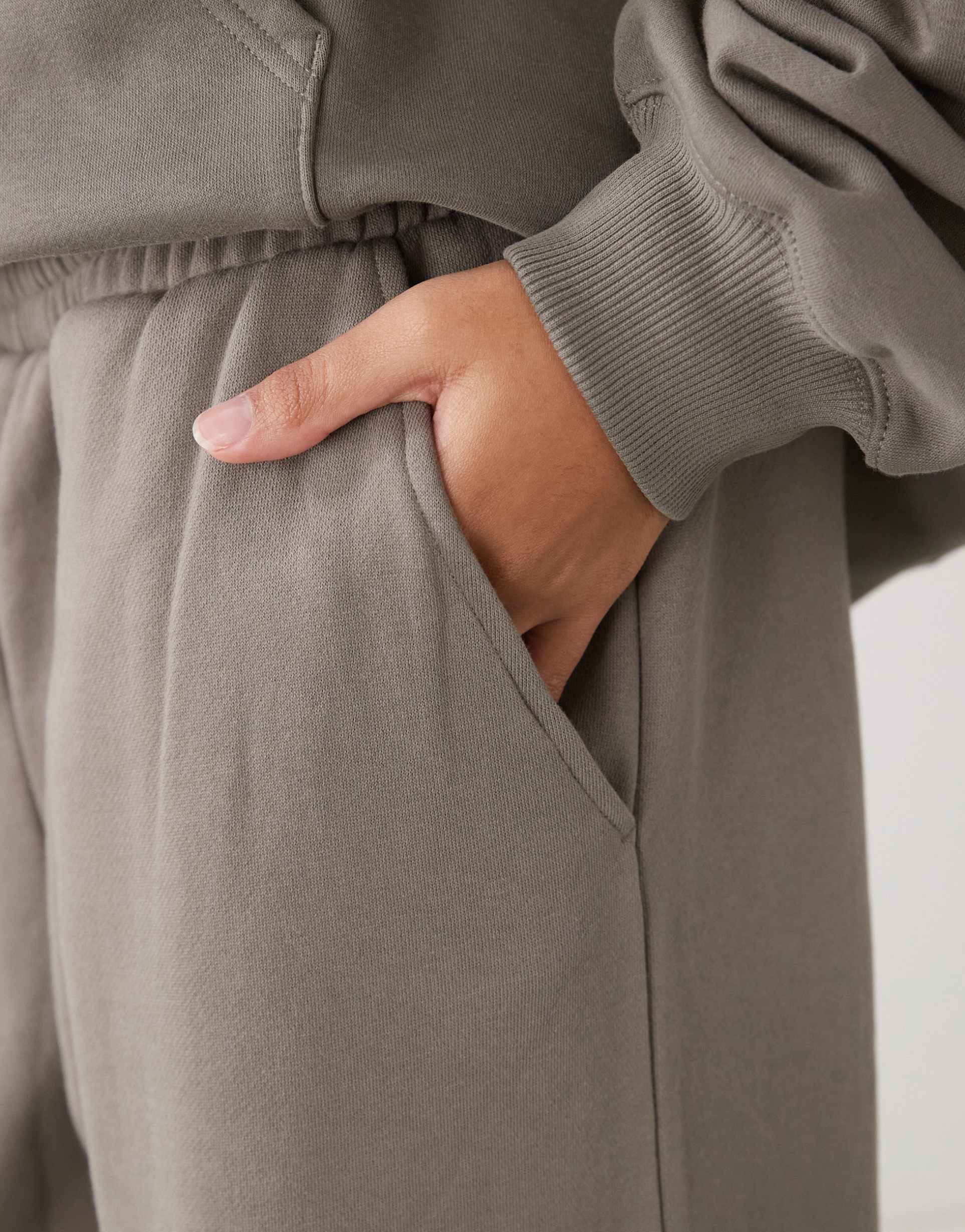 Weekday co-ord loose fit sweatpants in mid grey
