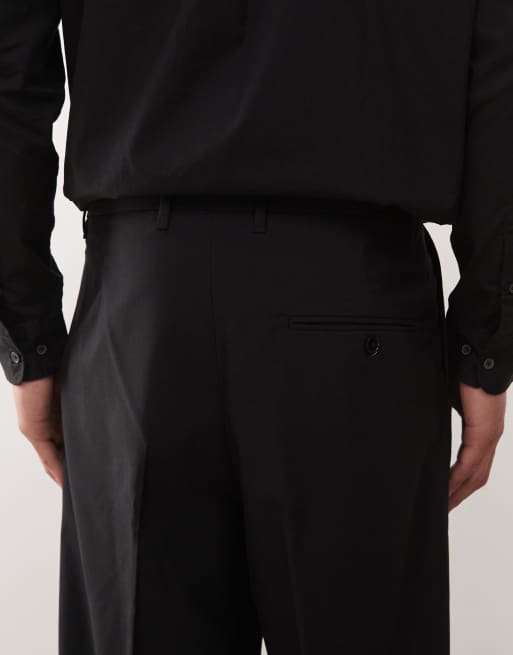 Weekday co-ord tailored trousers with silver embroidery in black, 3 of 5