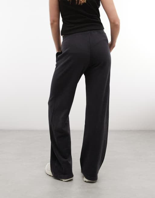 Weekday co-ord wide leg trackies with lucky graphic in dark grey, 5 of 5