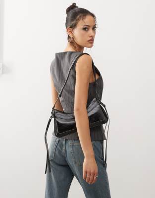 Weekday Cobra Vest Top In Gray
