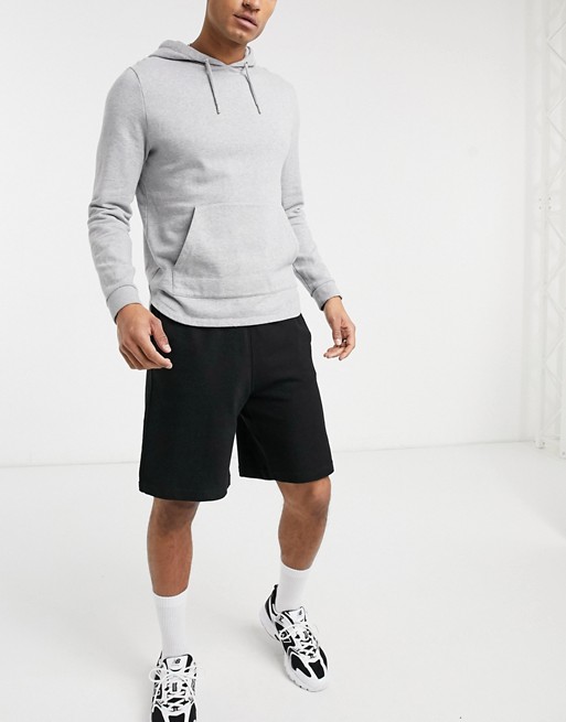 Weekday Cole Jersey Shorts in black