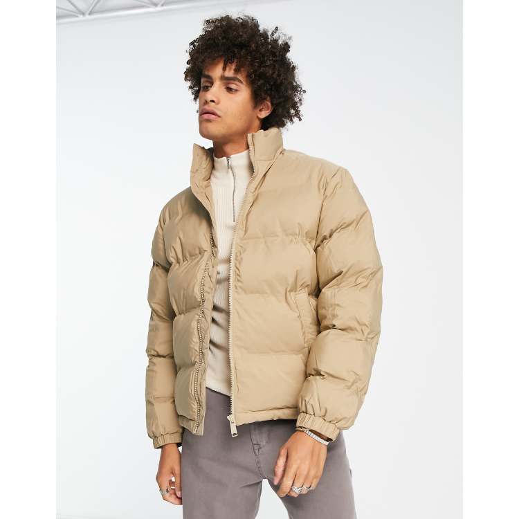 Beige puffer clearance jacket mens