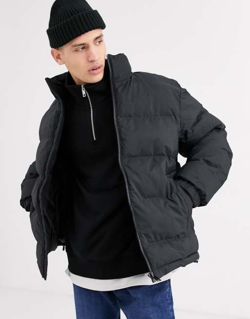 cole puffer jacket - Black