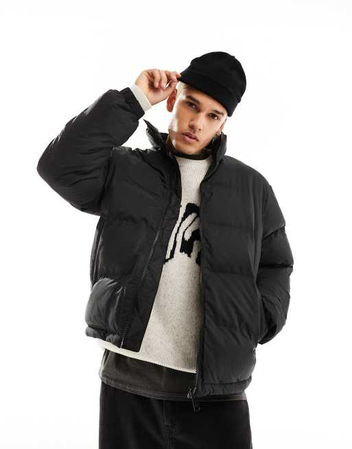 cole puffer jacket - Black