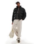 [Weekday] Weekday Cole puffer jacket in black L Black
