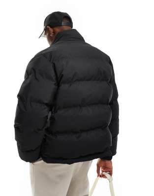 Weekday Cole Puffer Jacket In Black