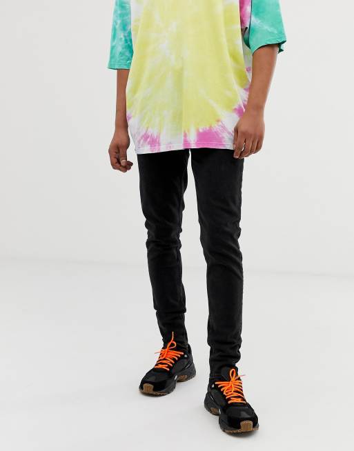 Weekday Cone Jean slim fuselé Noir tuned ASOS