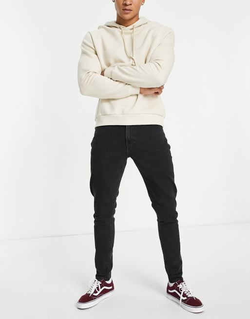 Weekday - Cone - Jeans in 'tuned' zwart