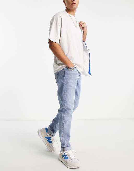 Weekday – Cone – Jeansy w kolorze Emmylu Blue