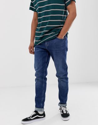 weekday cone tapered jeans