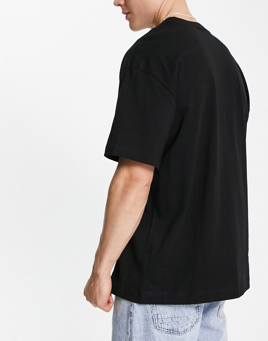 Confezione da 2 T-shirt oversize nere-Black - Weekday T-shirt donna  - immagine3