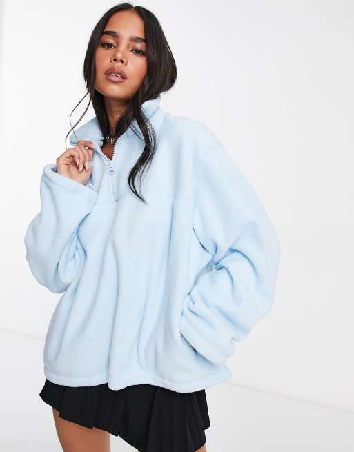 Weekday – Cora – Jasnoniebieska polarowa bluza 