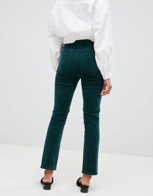 green cord pants