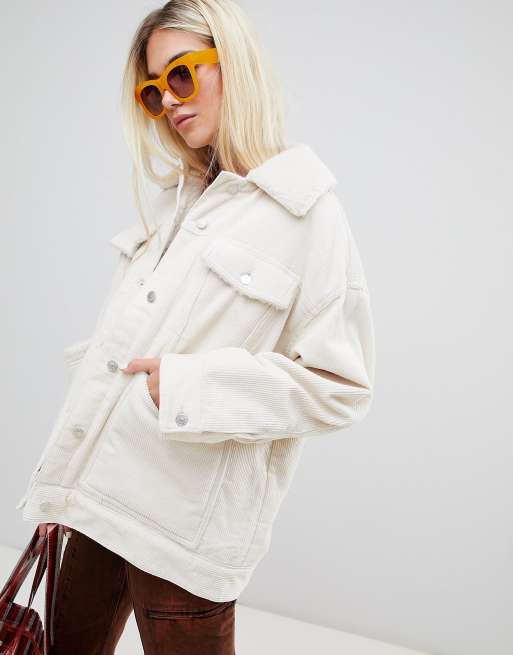 Teddy Jacket Offwhite