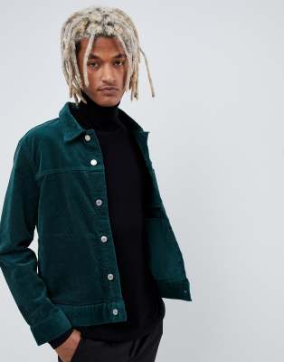 dark green corduroy jacket