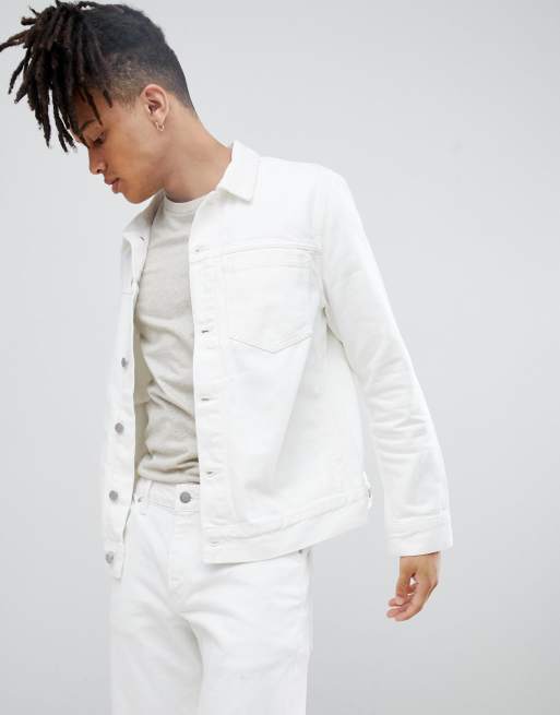 Weekday white sale denim jacket