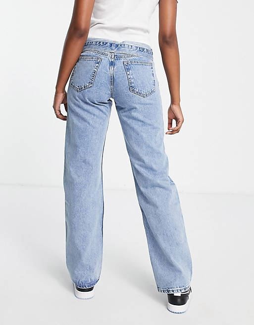 ASOS Damen Kleidung Hosen & Jeans Jeans Slim Jeans Straight leg jeans in 