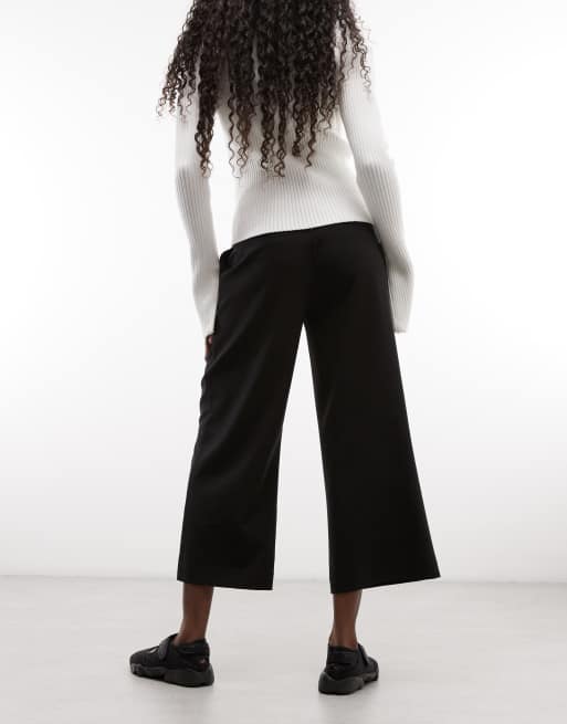 Weekday cropped tailored pants in black, 5 of 5