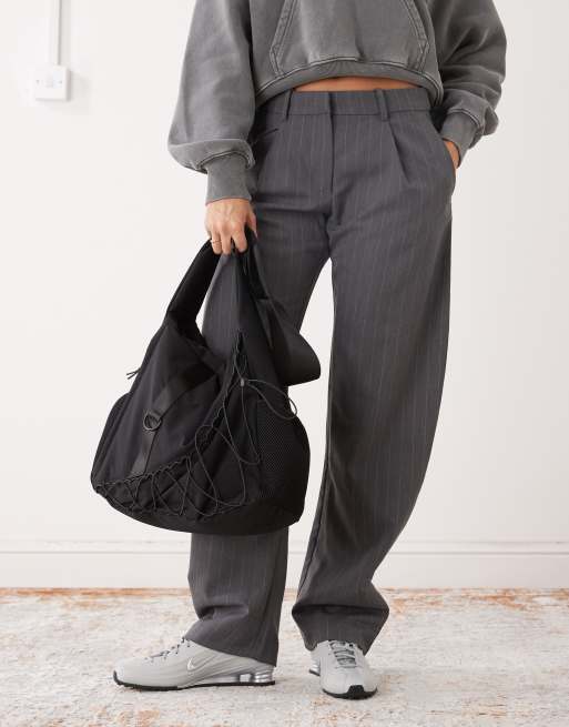Weekday crossbody gym bag in black | ASOS