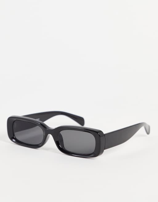 Weekday cruise squared sunglasses in black