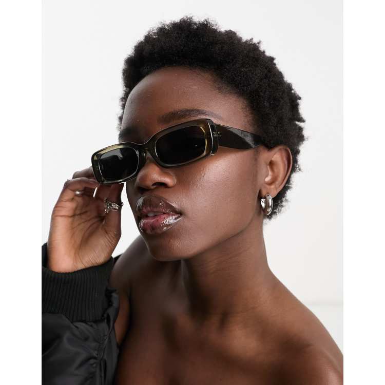 Cruise squared sunglasses in dark | ASOS