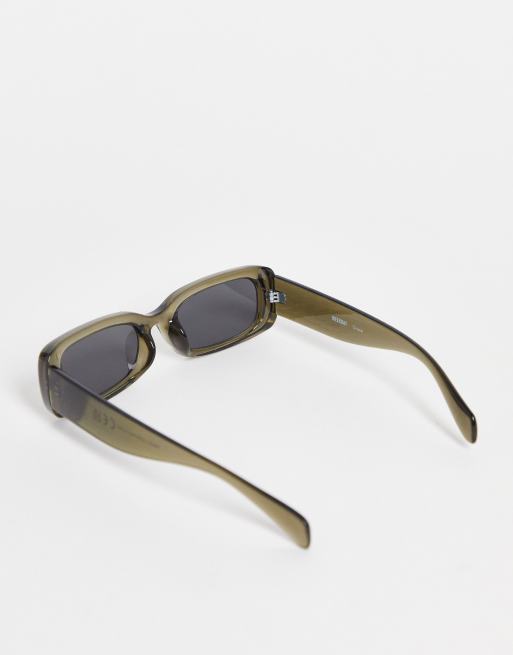 Weekday Cruise squared sunglasses in black