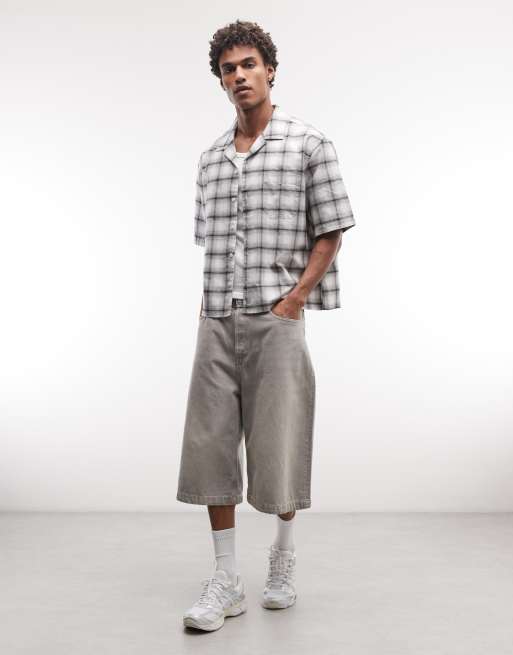 Weekday – Czarno-biała koszula oversize w kratę, 2 z 5