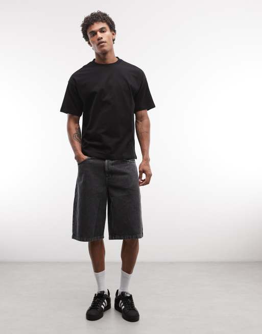 Weekday – Czarny luźny T-shirt oversize o pudełkowym kroju, 2 z 5