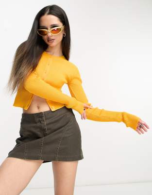 Daliah cardigan in orange
