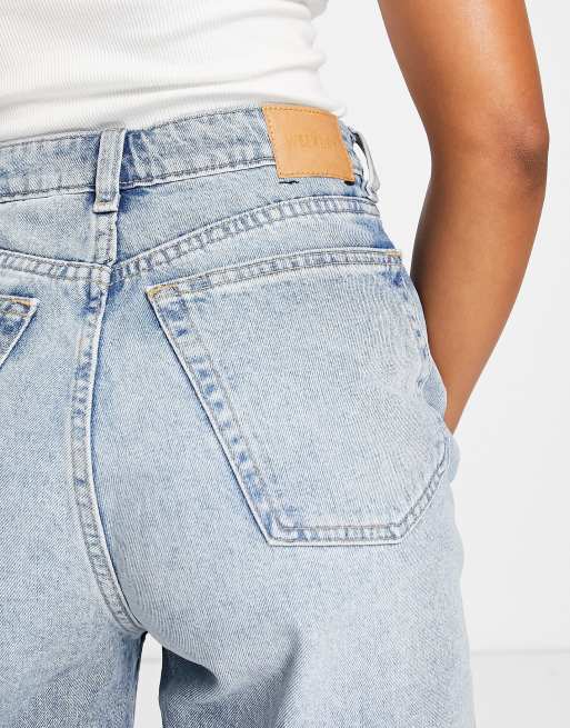 Weekday - Dandy - Longline-denimshorts i lys stenvask , 2 af 4