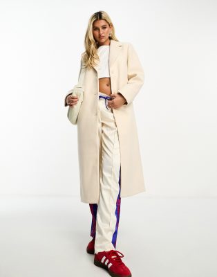 Neutral Short Faux Fur Coat, WHISTLES