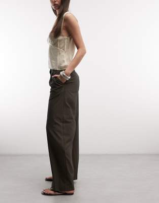 Weekday Dara Suit Pants In Multi