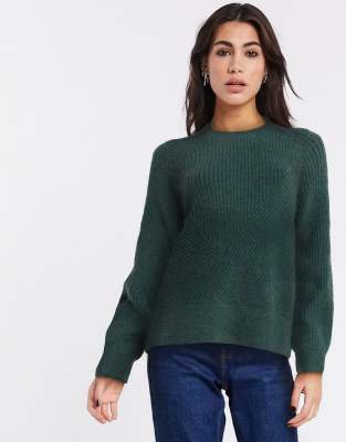 Weekday – Delina – Sweter w kolorze leśnej zieleni