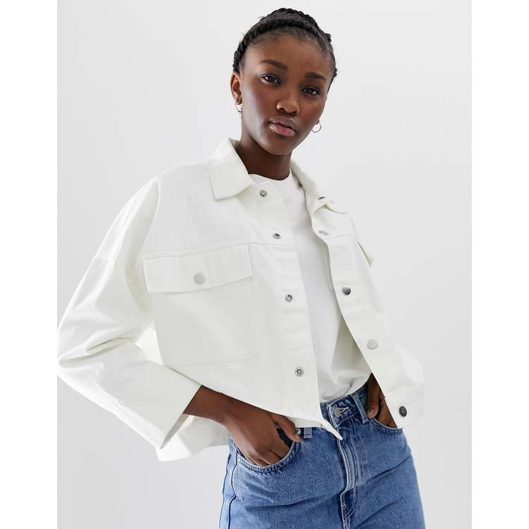 White denim jacket outlet 2018