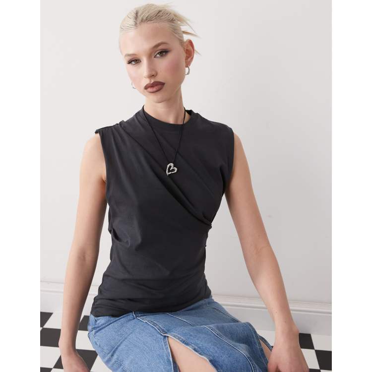 【dydoshop】25ss draped top dydoshop】25ss draped top Tシャツ・カットソー