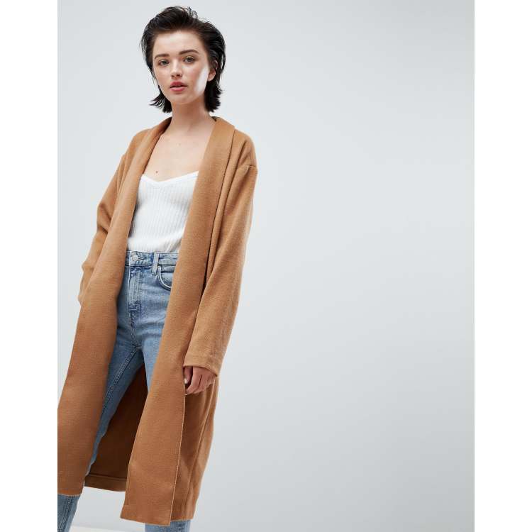 Weekday shop camel coat