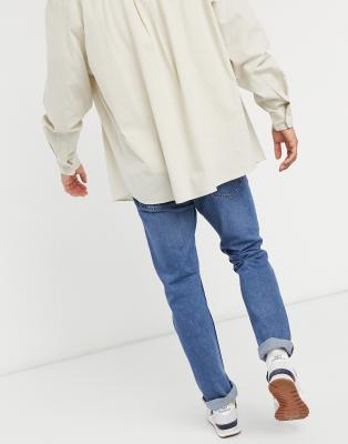 weekday easy regular straight jeans